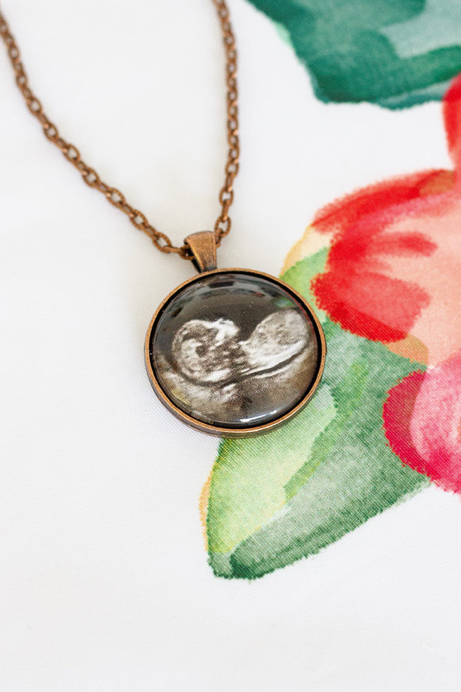 sonogram necklace