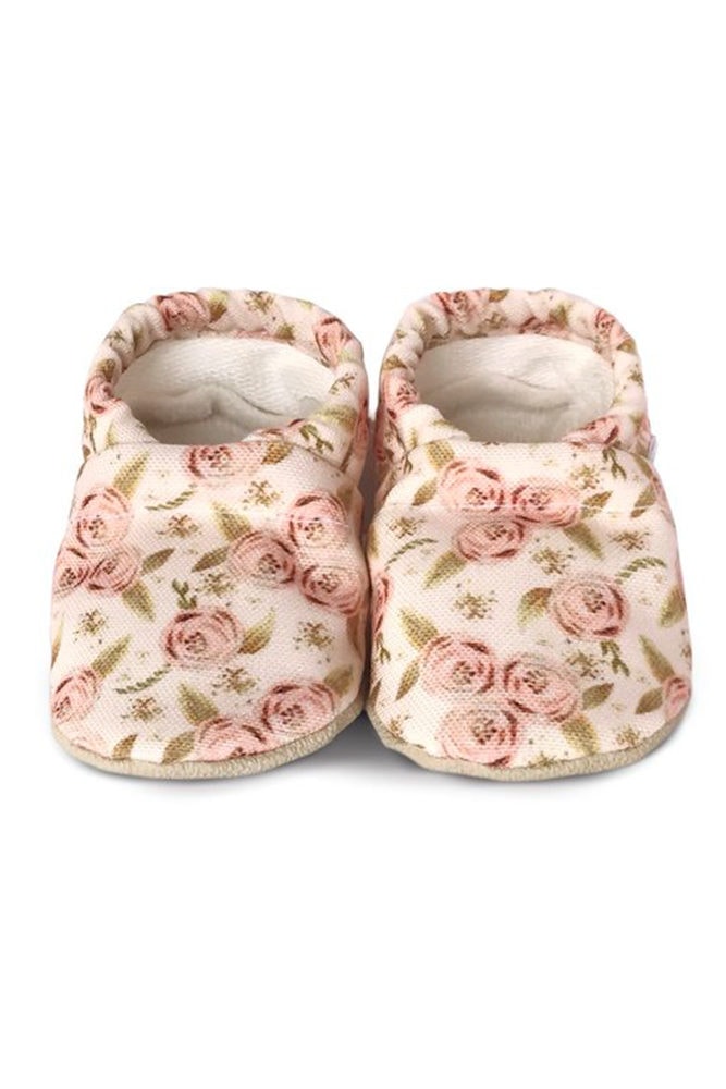 Rose baby shoes