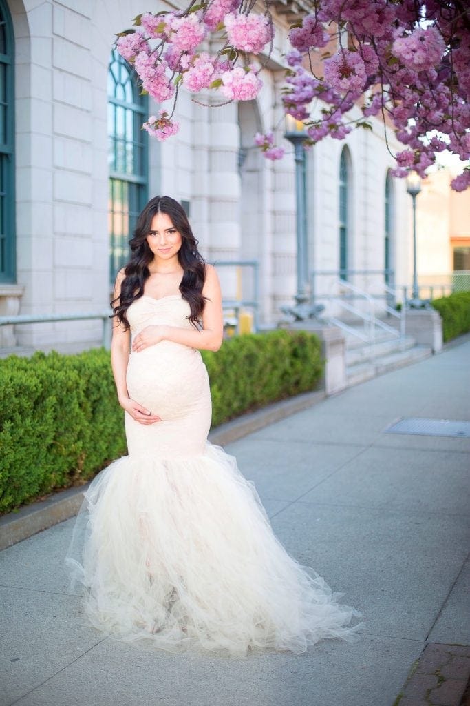 perfect maternity wedding dress