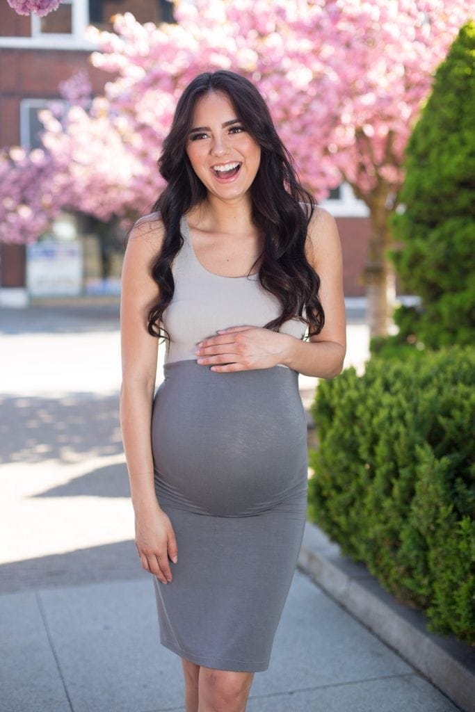 Bodycon dress shop while pregnant