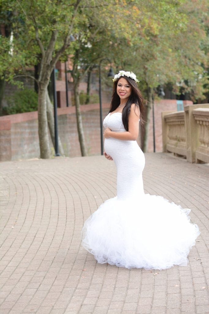 perfect maternity wedding dress