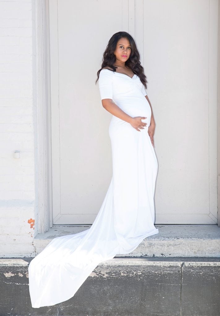 perfect maternity wedding dress