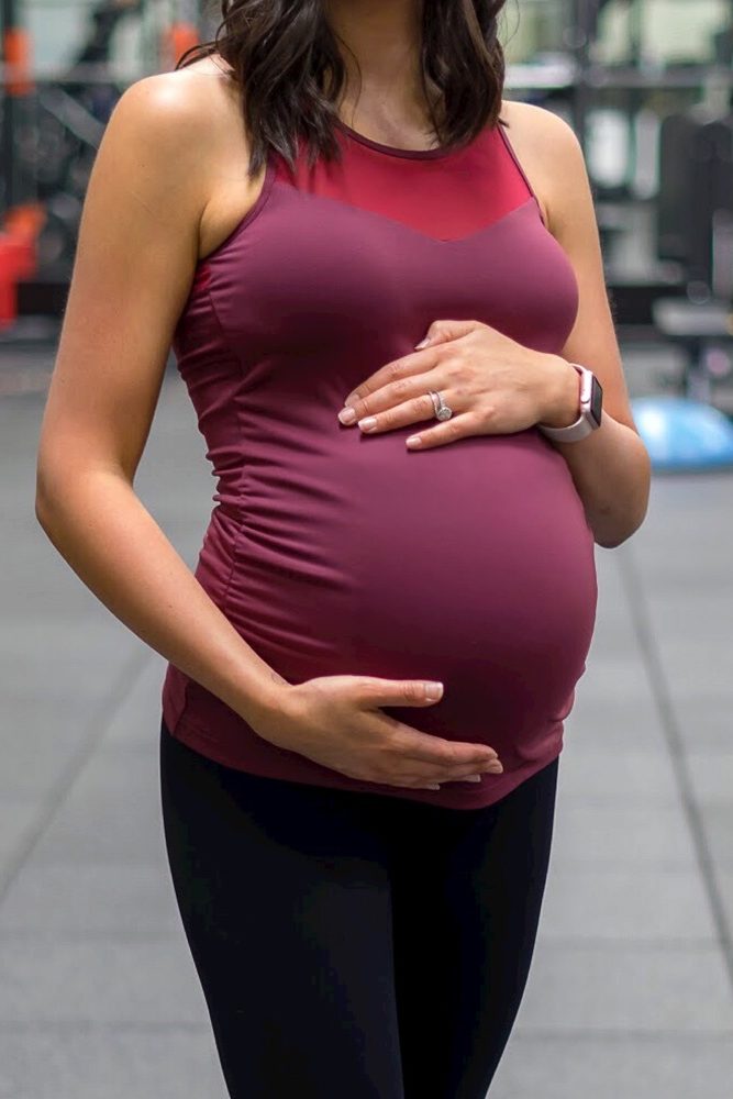 maternity yoga top