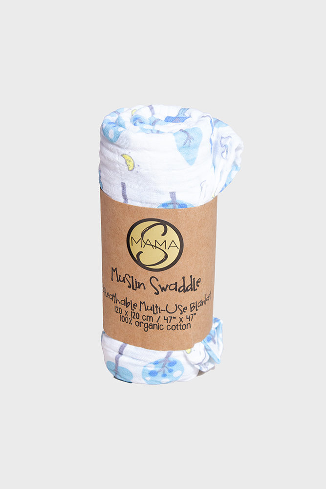 baby boy muslin swaddle