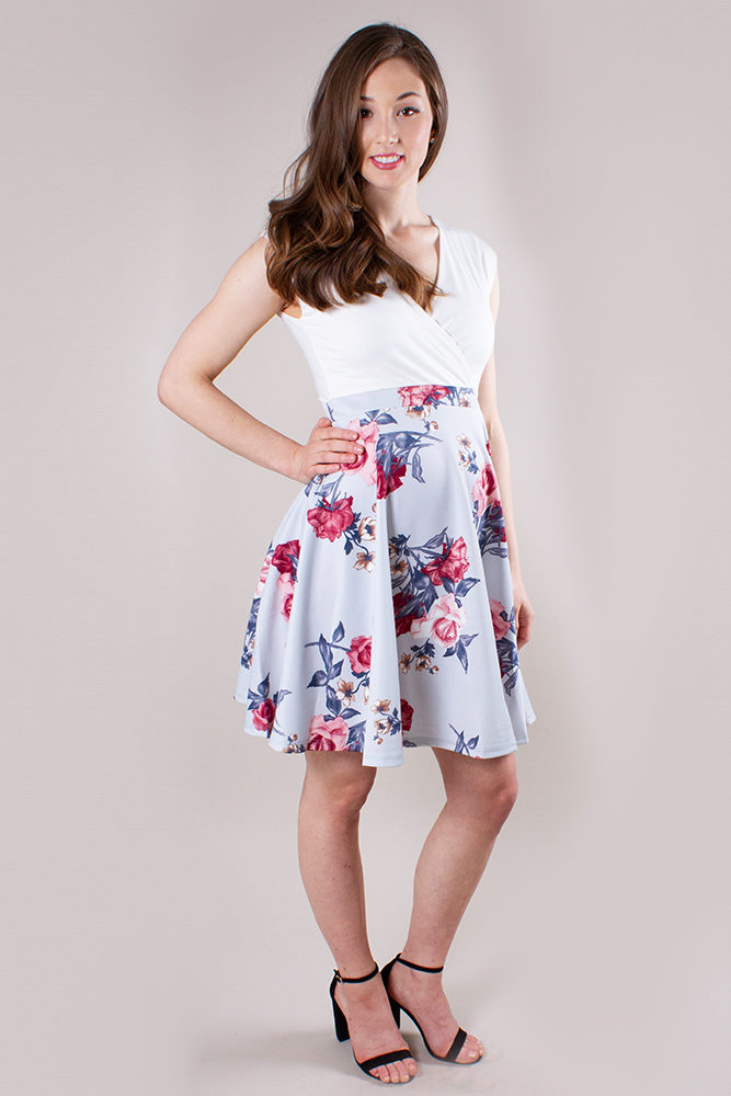 flare maternity dress