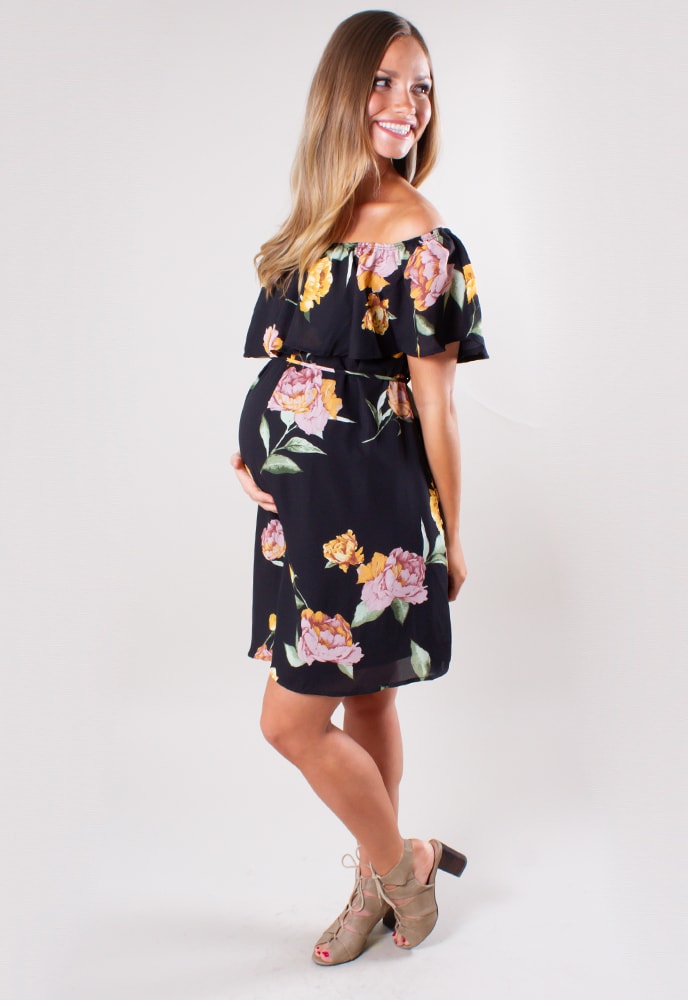 floral maternity dresses for spring