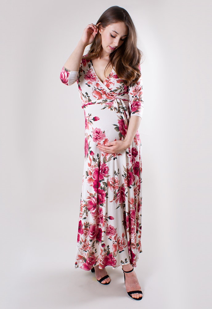 floral maternity dresses for spring