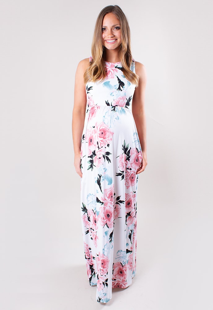 floral maternity dresses for spring