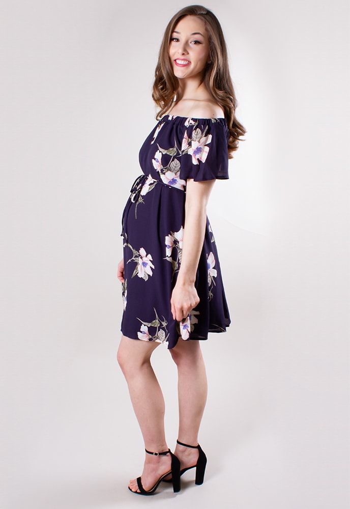 floral maternity dresses for spring