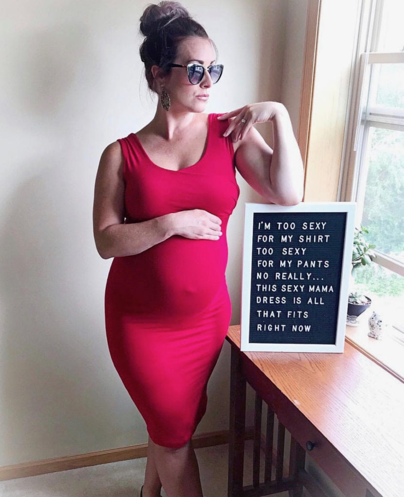 pregnancy letter boards