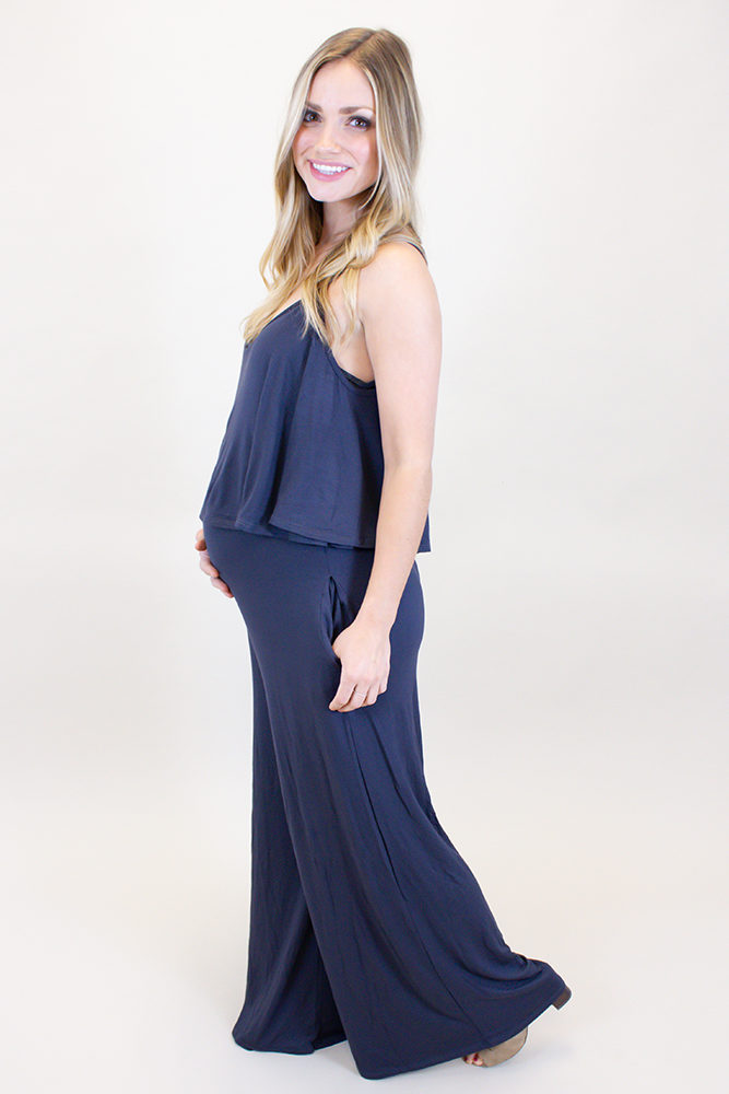 off the shoulder maternity jumper