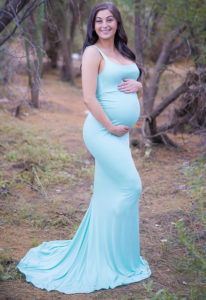 simple pregnancy gown