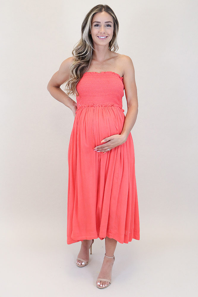 strapless maternity jumper