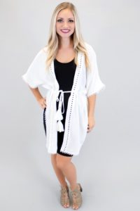 white pregnancy kimono