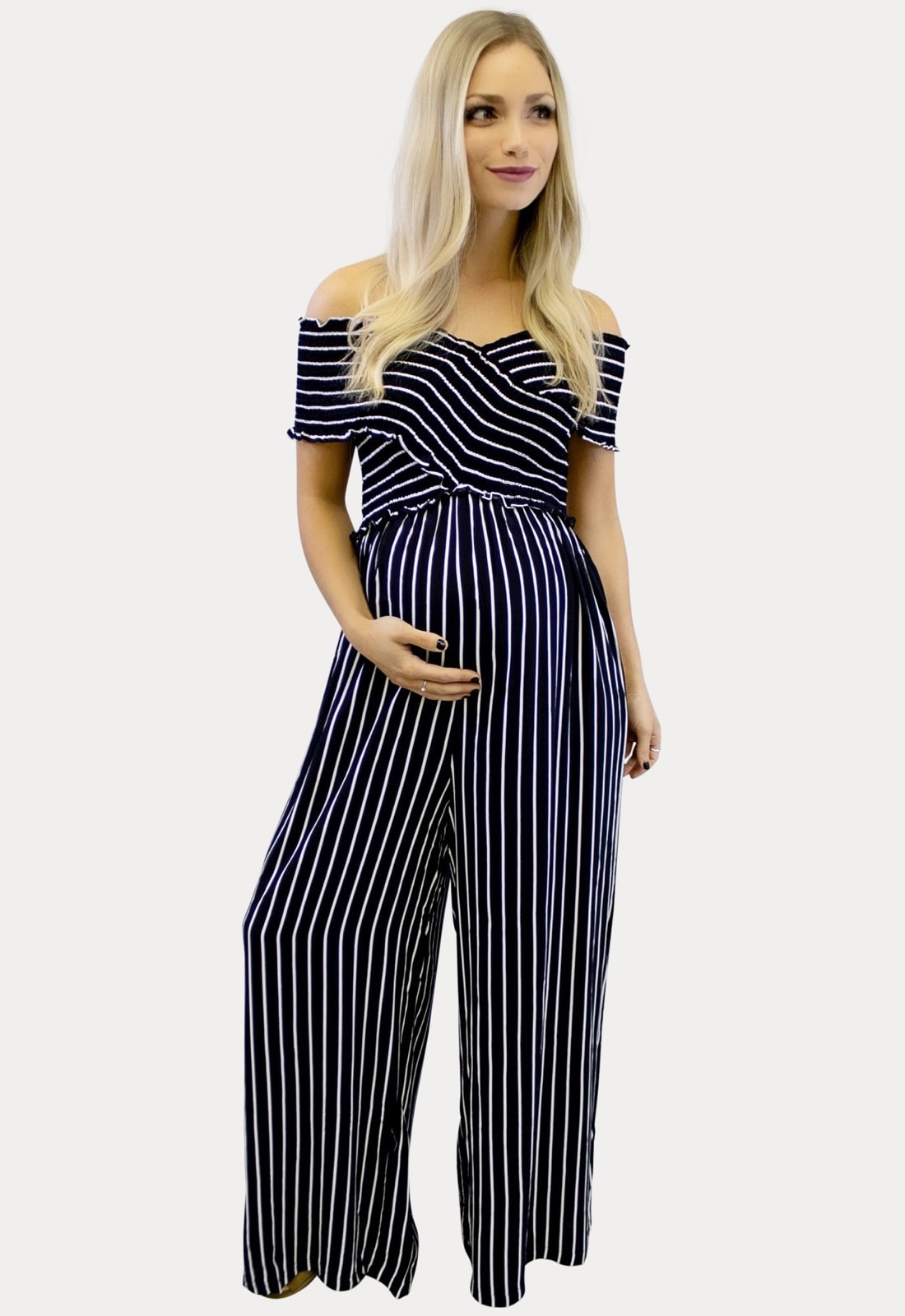 Striped Criss Cross Bumper