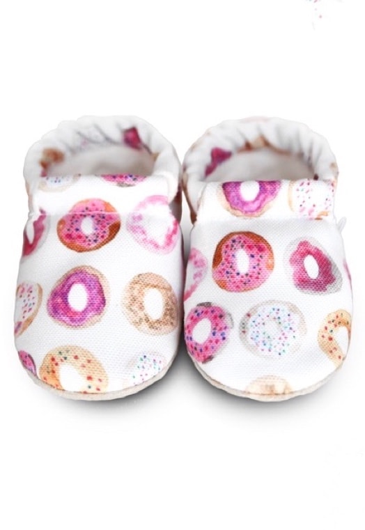 donut print baby shoes
