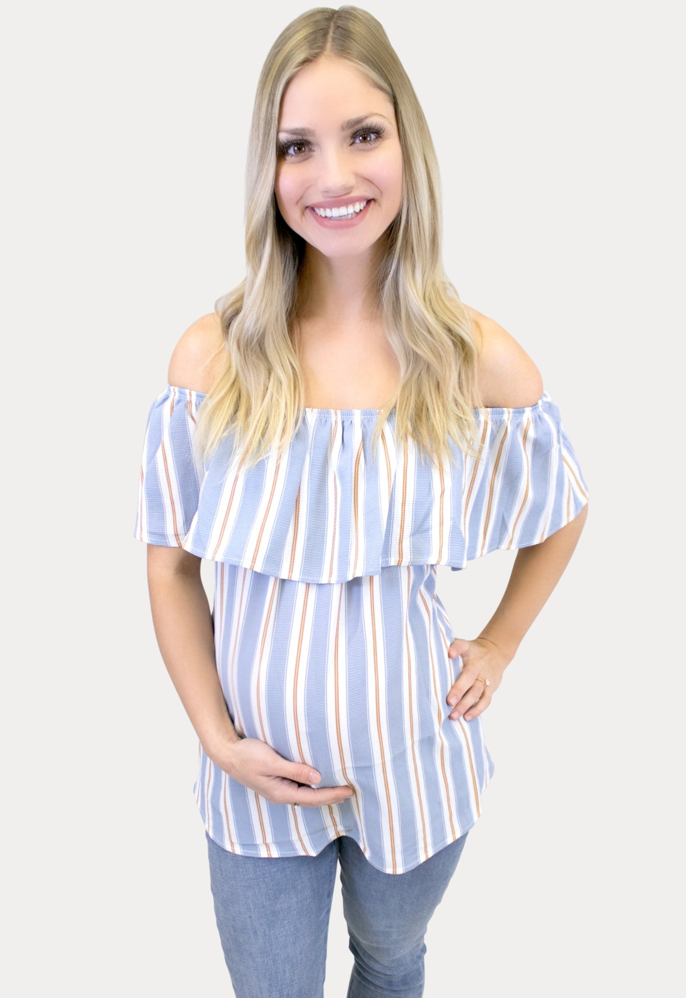 Summer Maternity Stripes