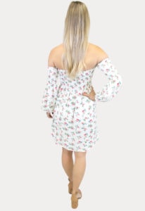 Floral Smock Top Maternity Dress