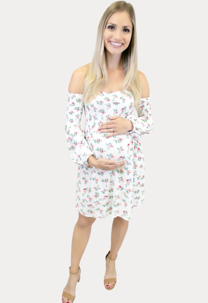 Smock maternity dress