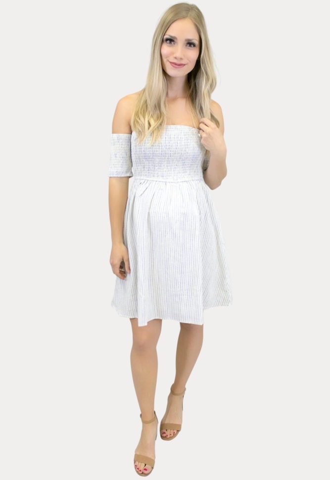 Smock maternity dress