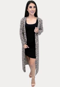 leopard print duster