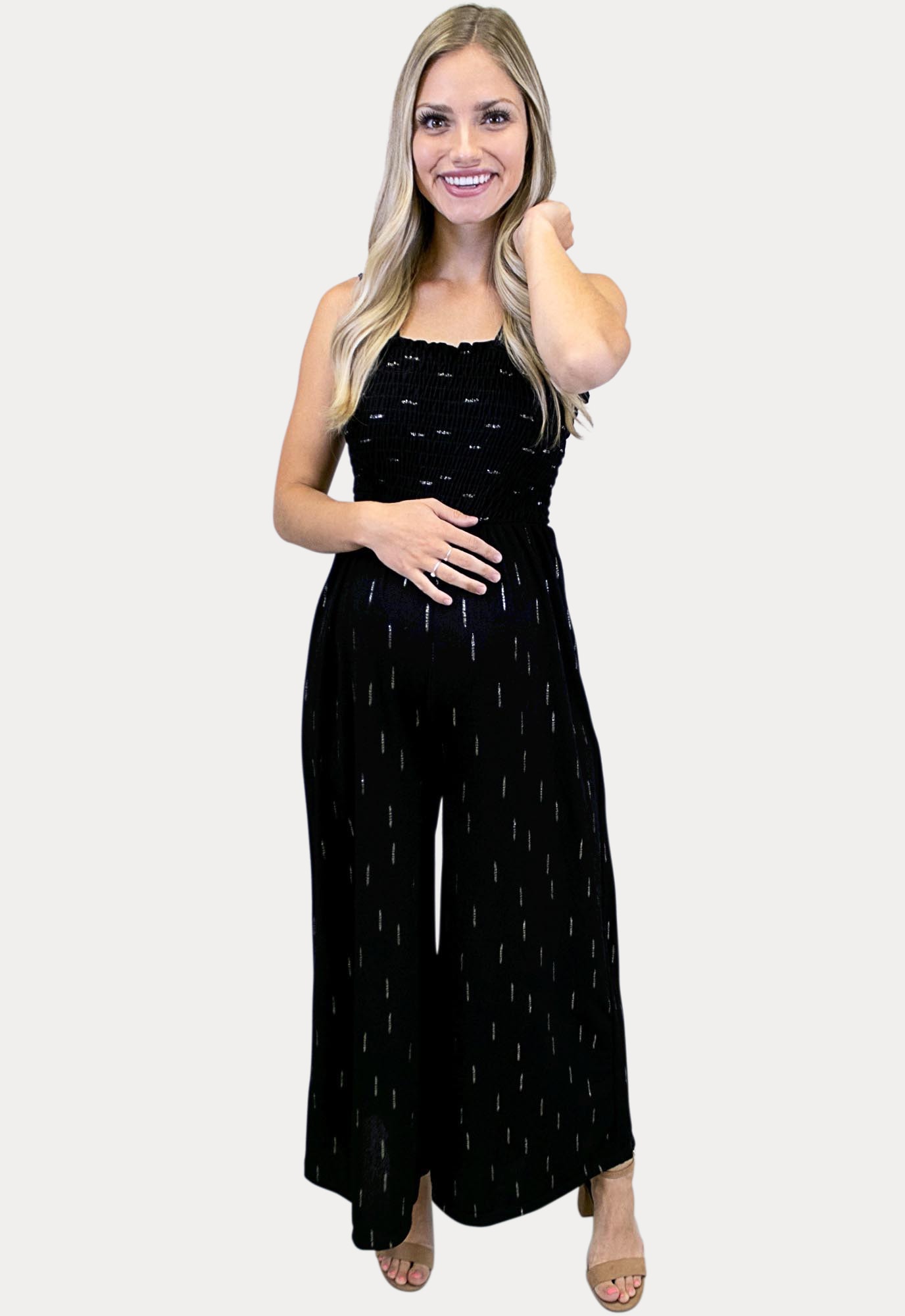 black maternity jumper