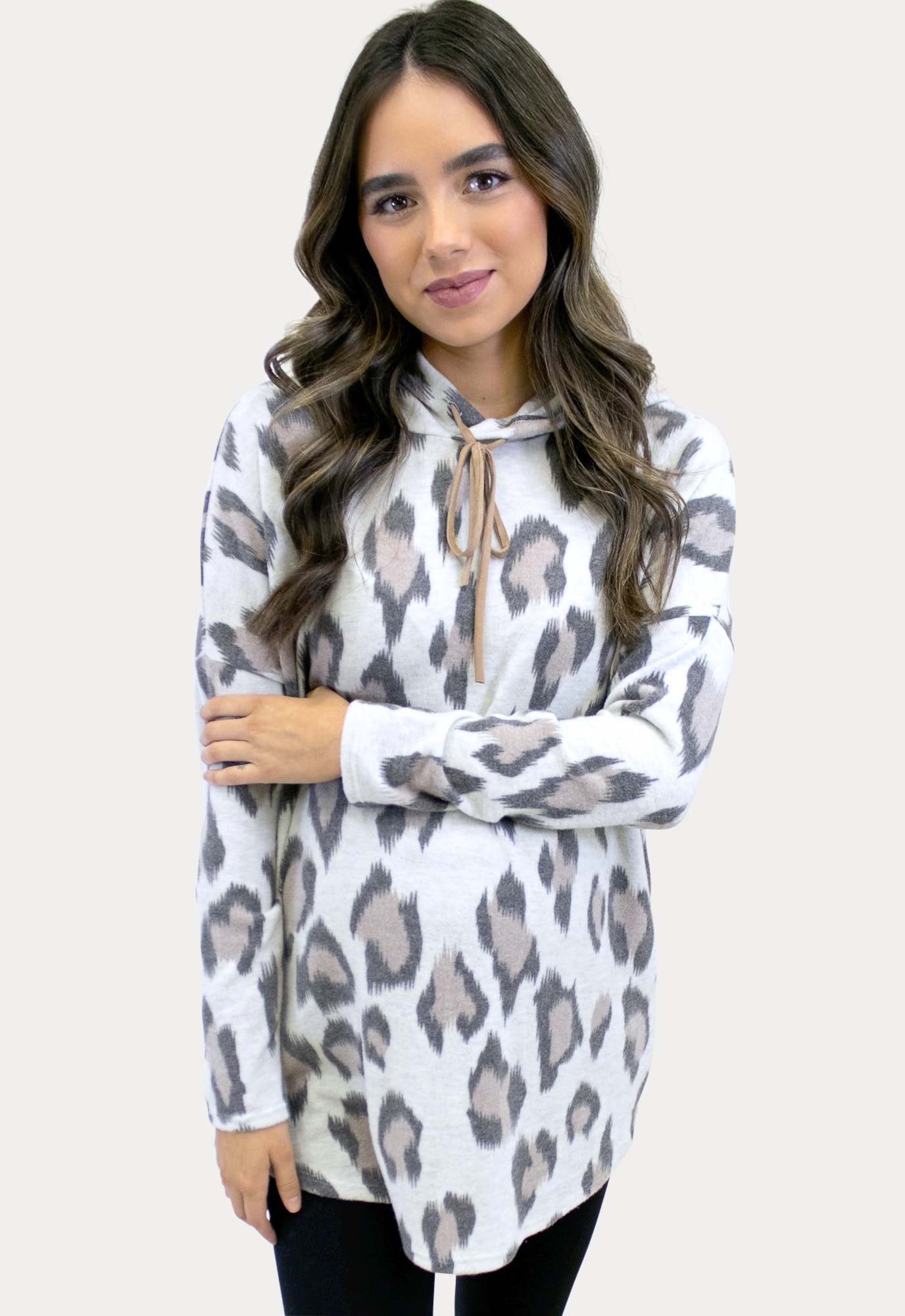 Leopard print 2024 cozy sweatshirt