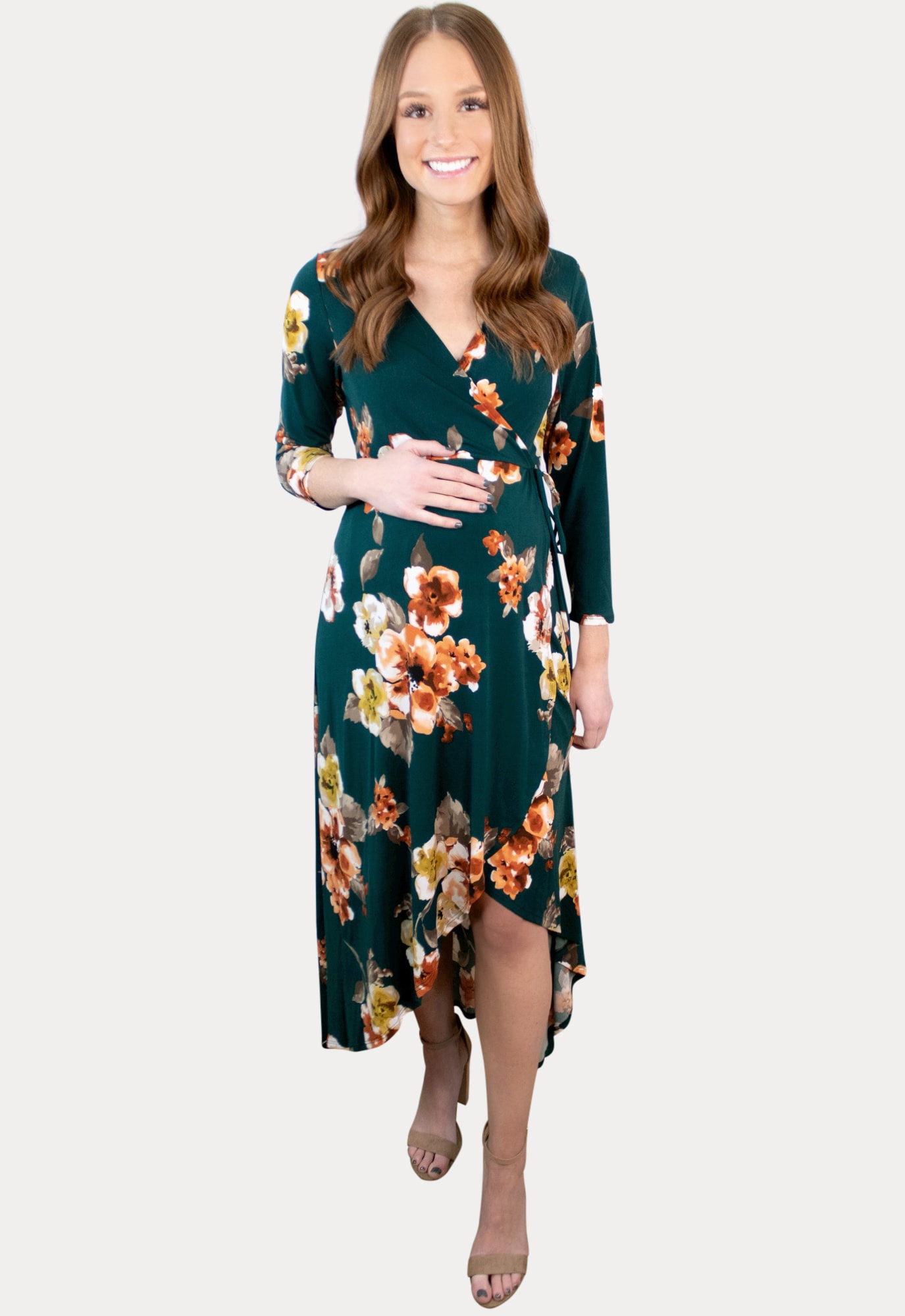 high low maternity dress