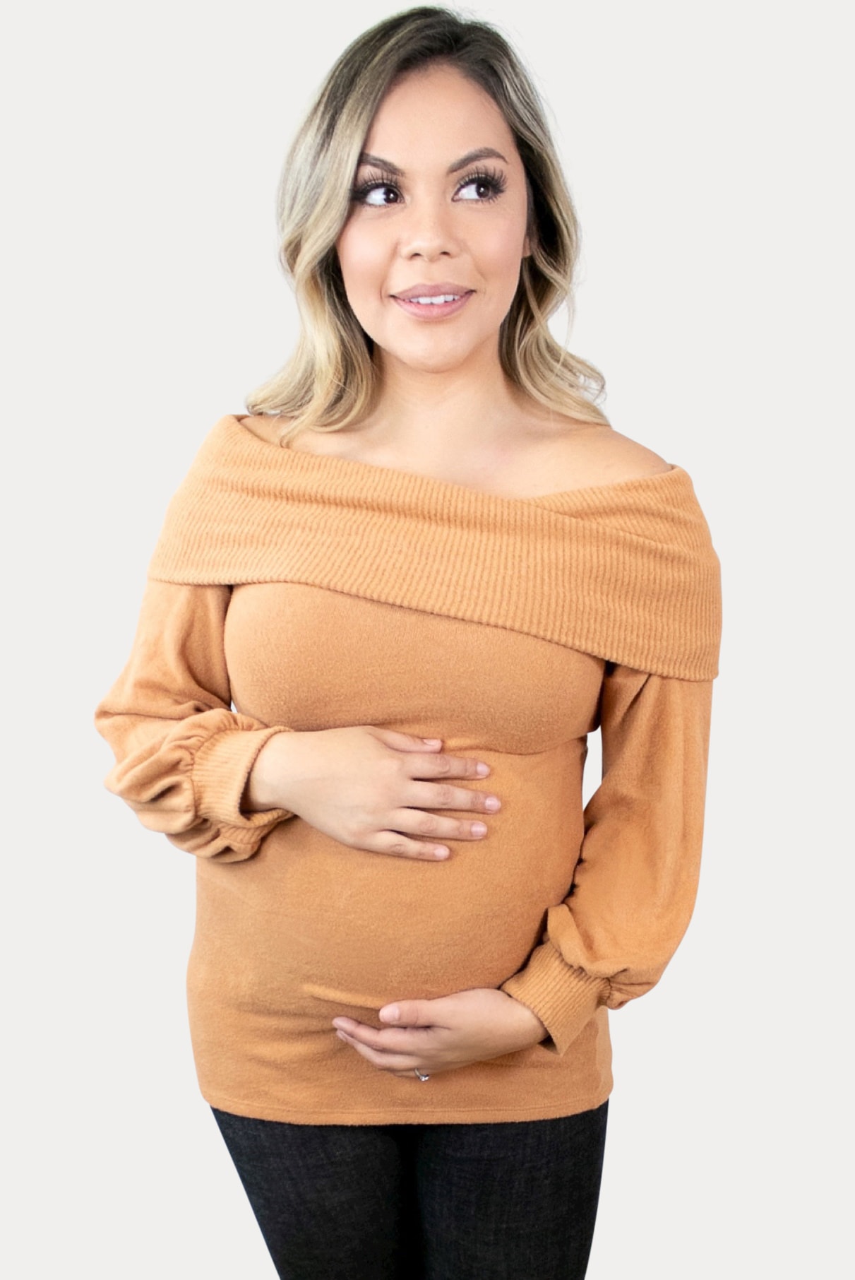 fold over pregnancy top