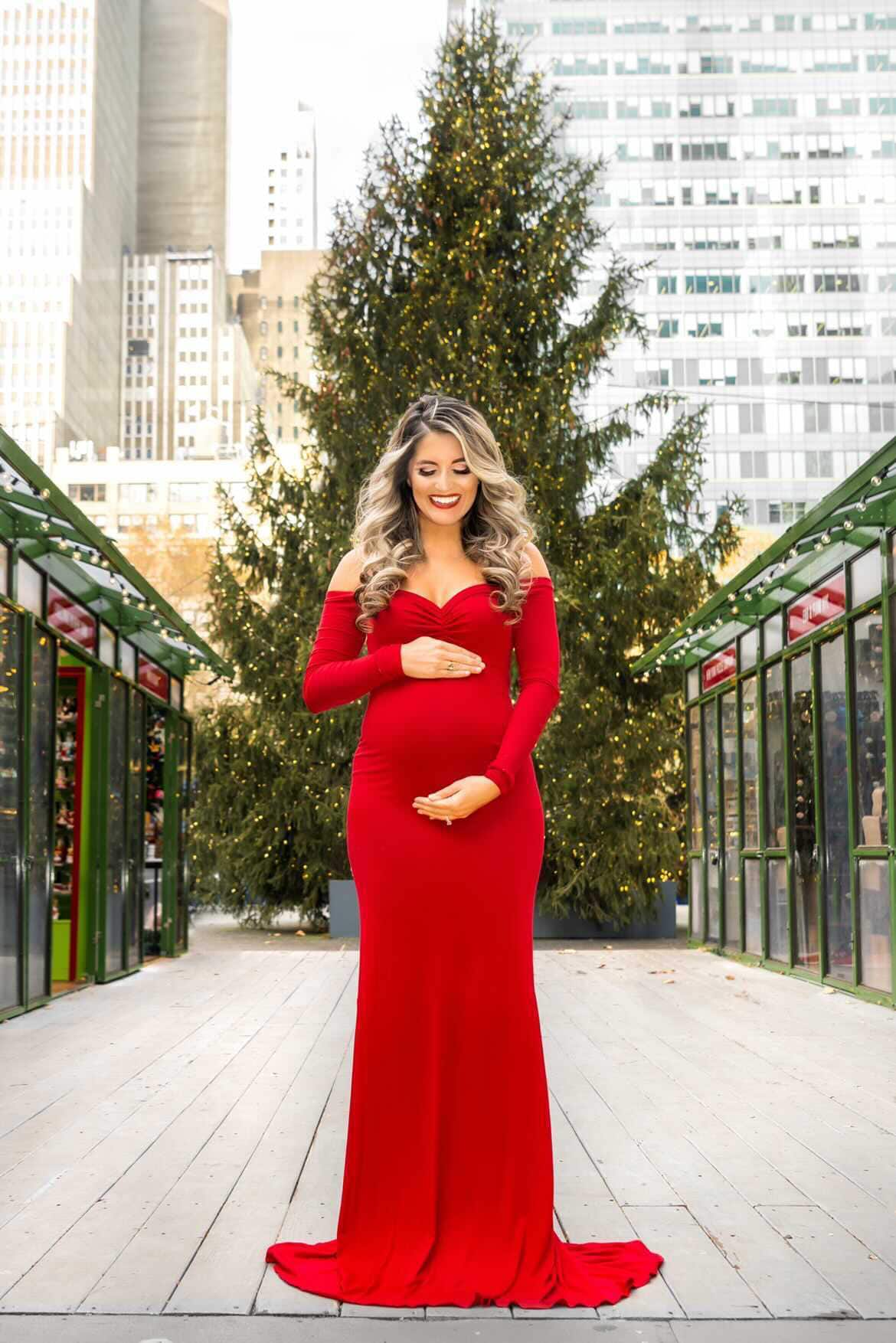 Penelope | Ruffle Maternity Dress | Maternity Photoshoot Dress