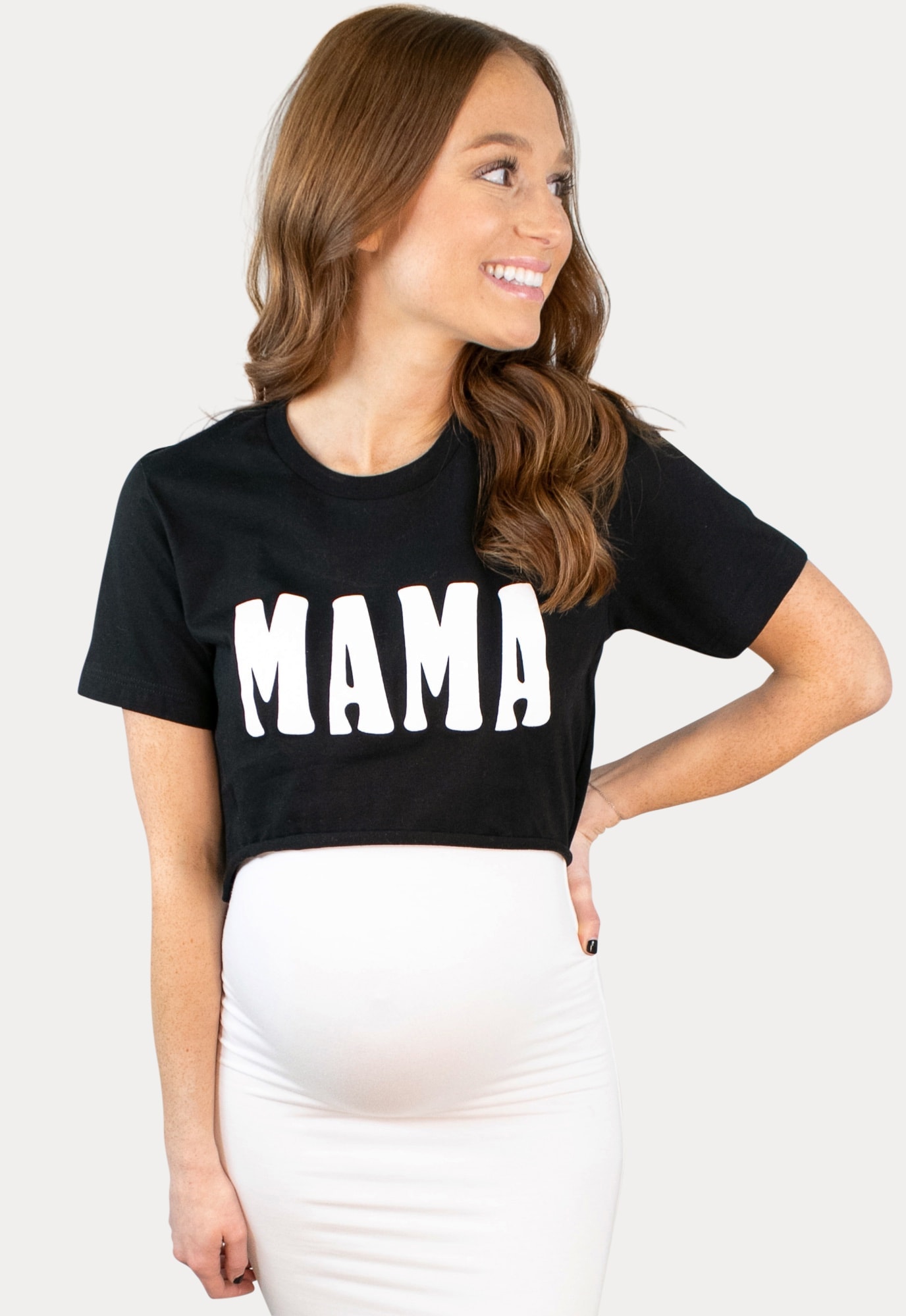 Cute Maternity Crop Tops