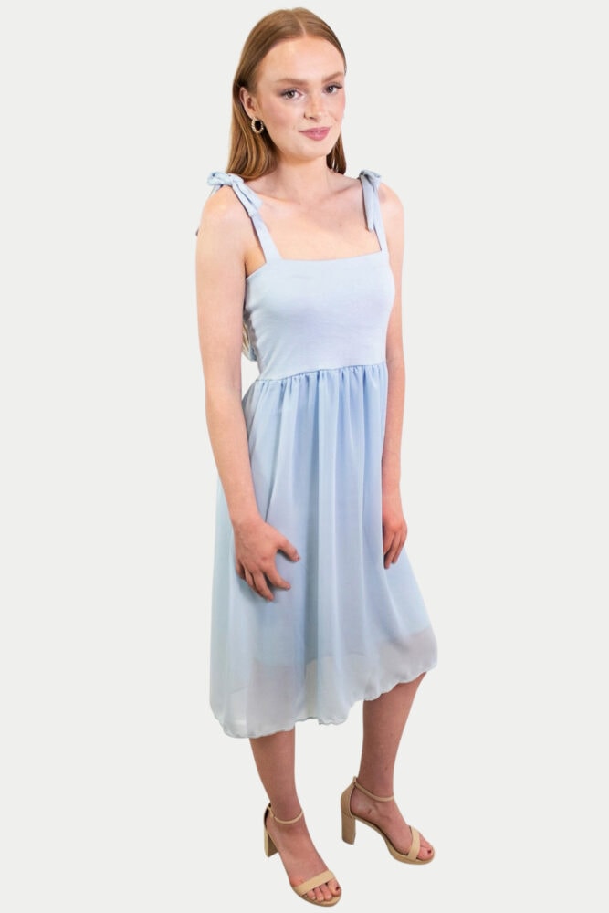 Bow Back Bridesmaid Dress